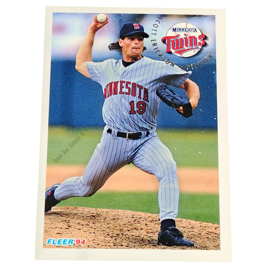Scott Erickson, Minnesota Twins, #202,  1994 Fleer Baseball Collector's Card