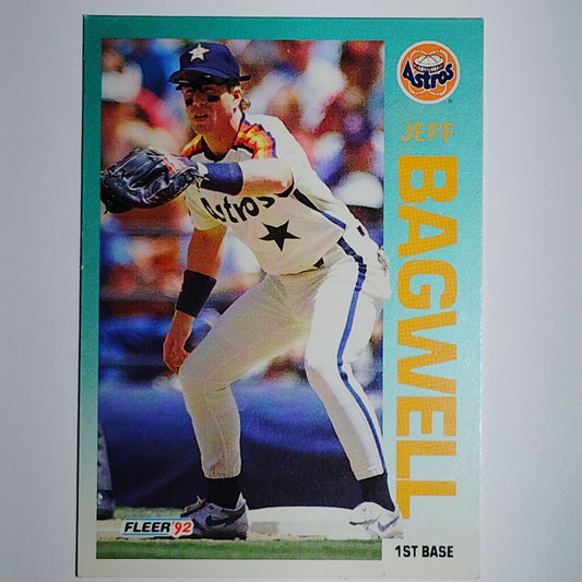 1992 Fleer Jeff Bagwell #425 Houston Astros HOF 1st Base VG/EX