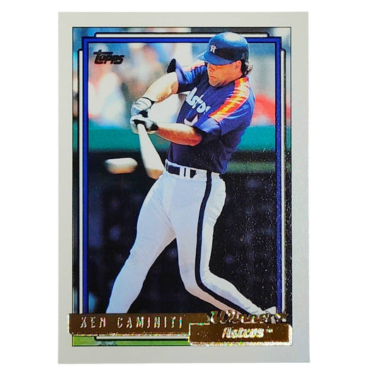 1993 Topps #740 Ken Caminiti Gold Foil Winner Houston Astros Third Baseman VG/EX