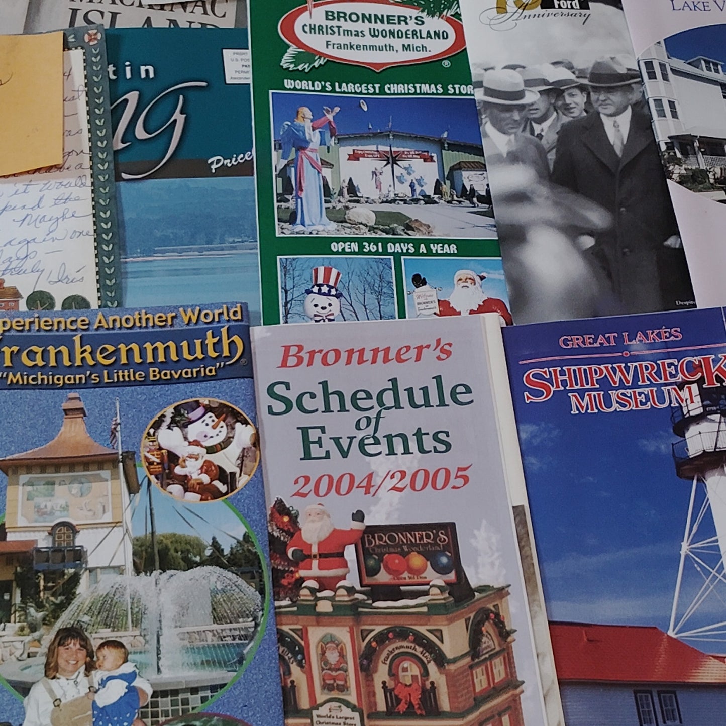 Vintage Mackinac Island Michigan Travel Brochure Lot - Historic Ephemera