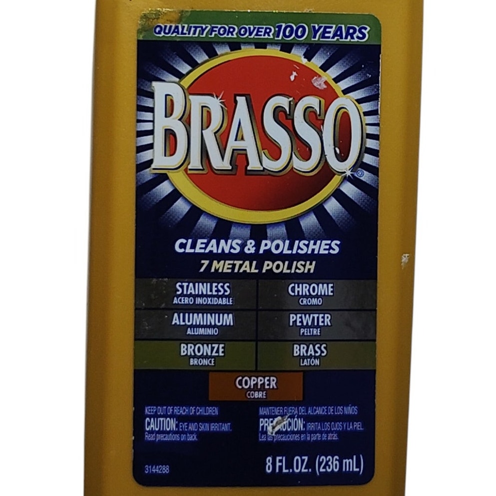 2 Bottles Brasso-2660089334 Multi-Purpose Metal Polish 8 oz Each