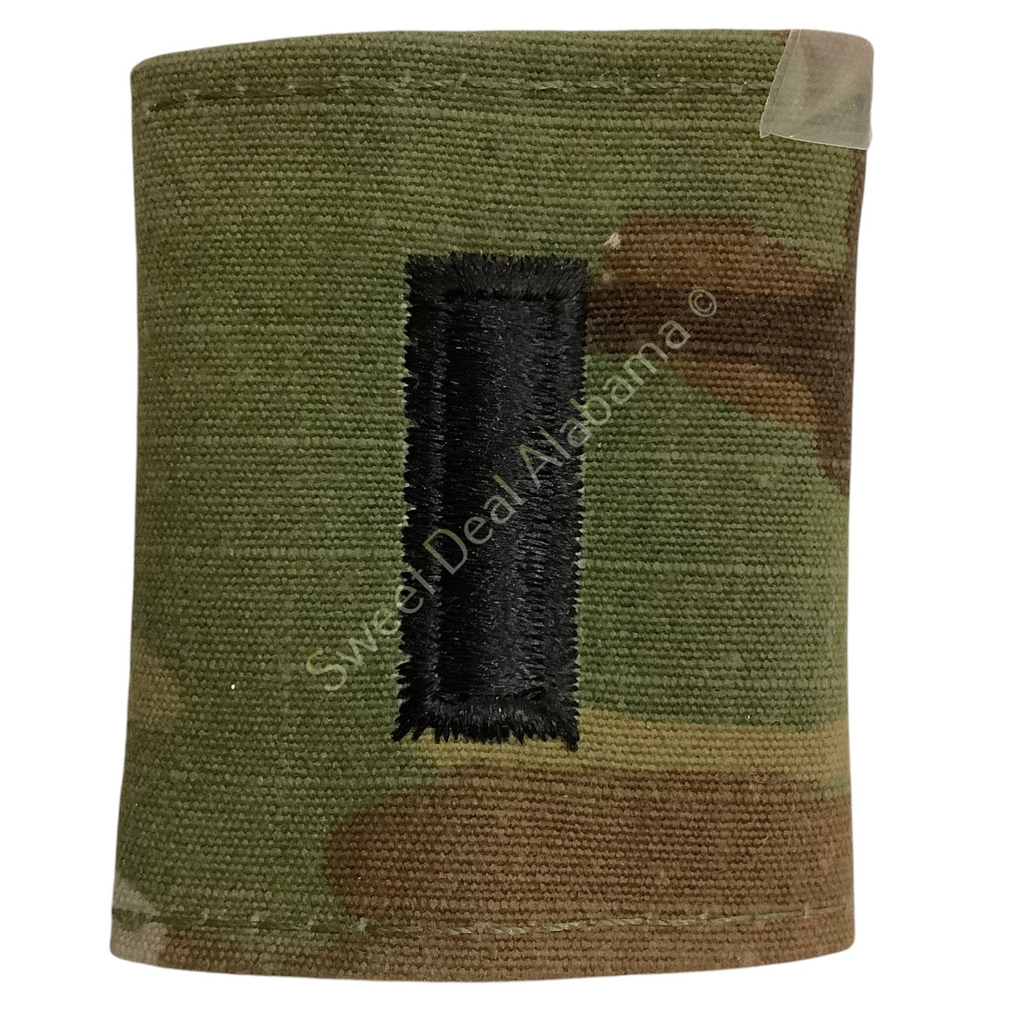 U.S. Army 1st Lieutenant (O-2) OCP Rank Slip-On Insignia, Multi-Camo, 2" x 1.75"