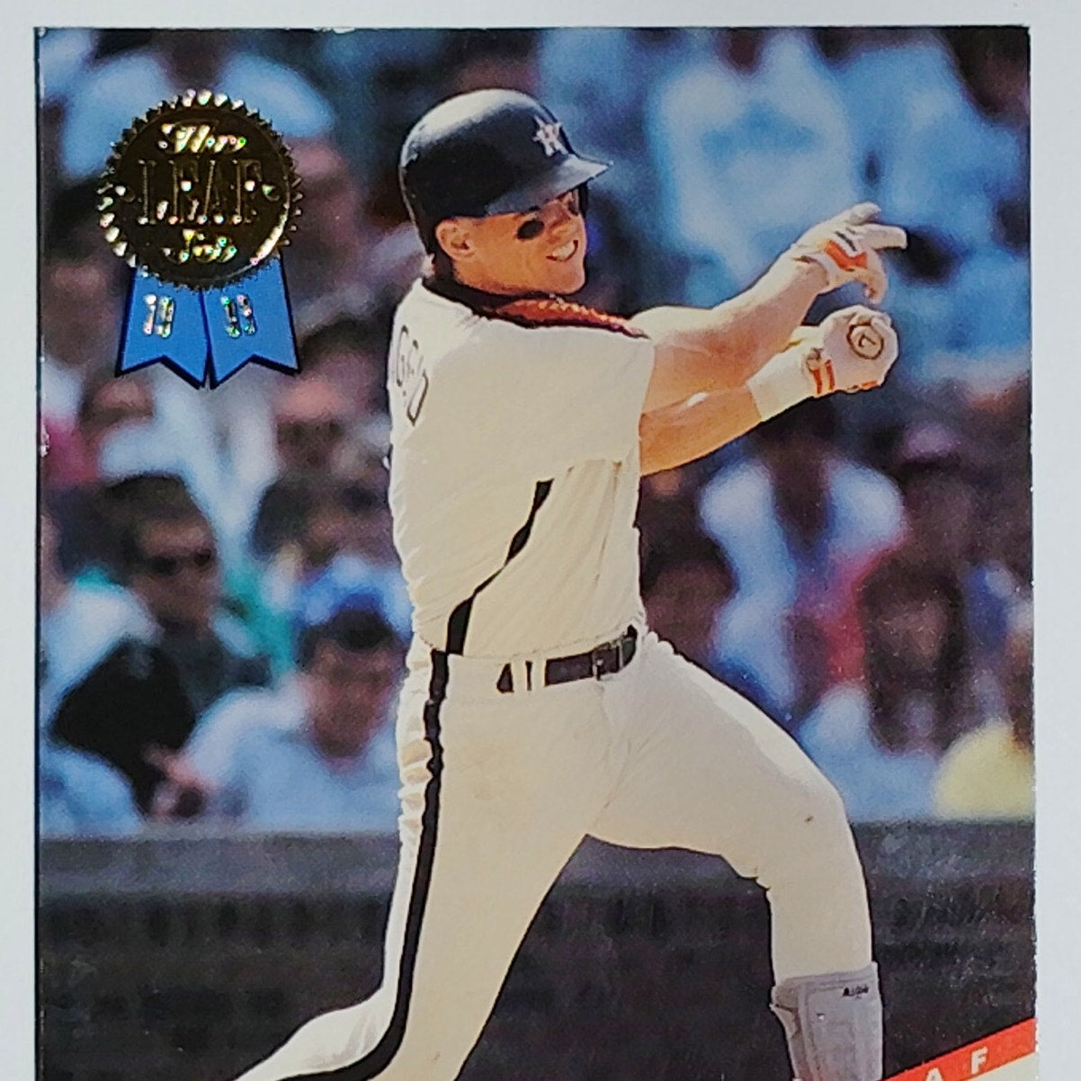 1993 Leaf Gold Leaf Stars R. Alomar / C. Biggio Card #13 Toronto/Houston VG/EX