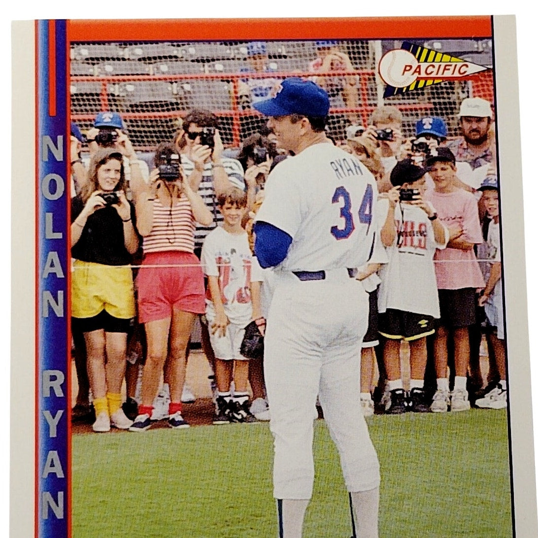 1993 Pacific Texas Express Nolan Ryan 235 Texas Rangers Pitcher Baseball Card NM