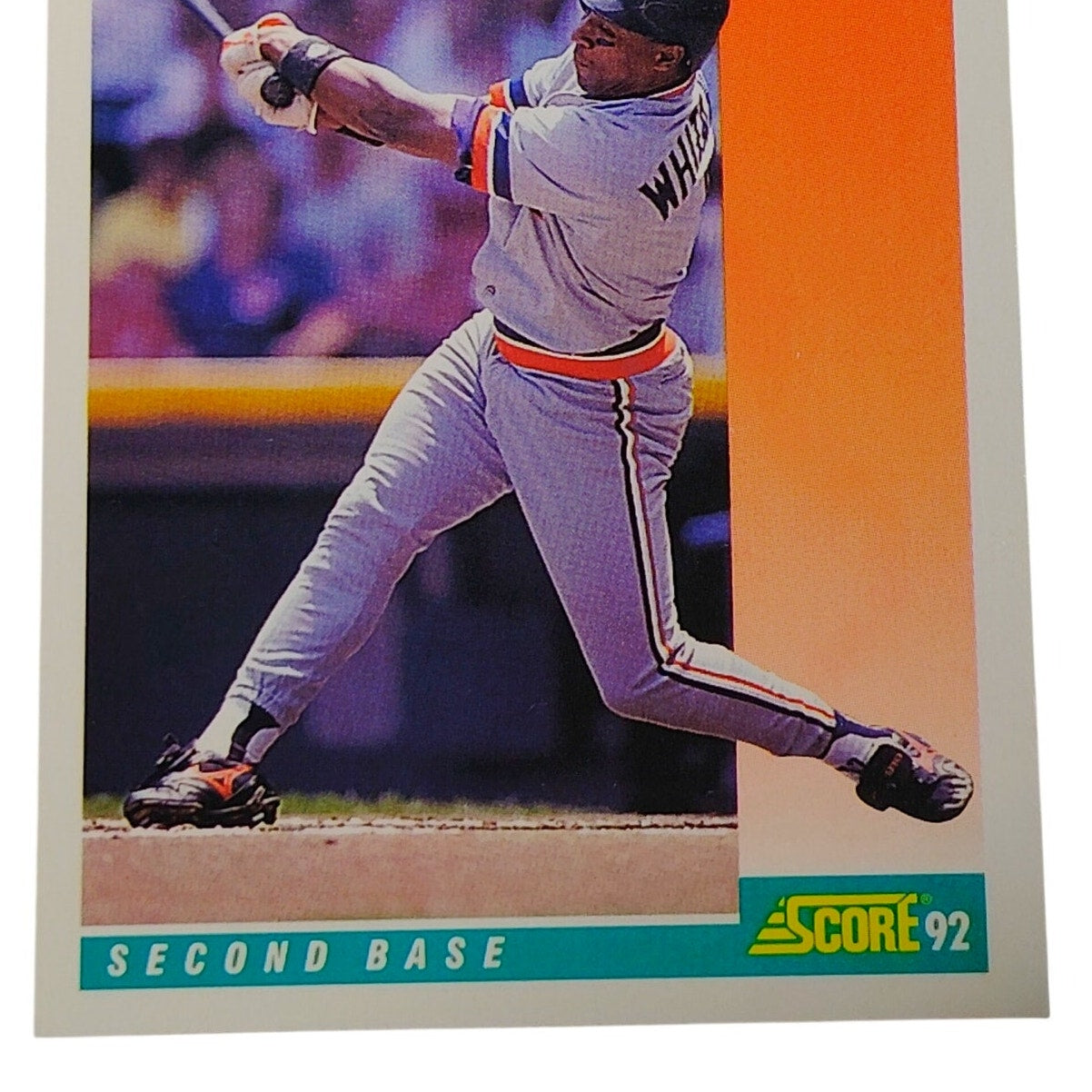 1992 Score Lou Whitaker #255 Detroit Tigers Second Baseman MLB Baseball NM