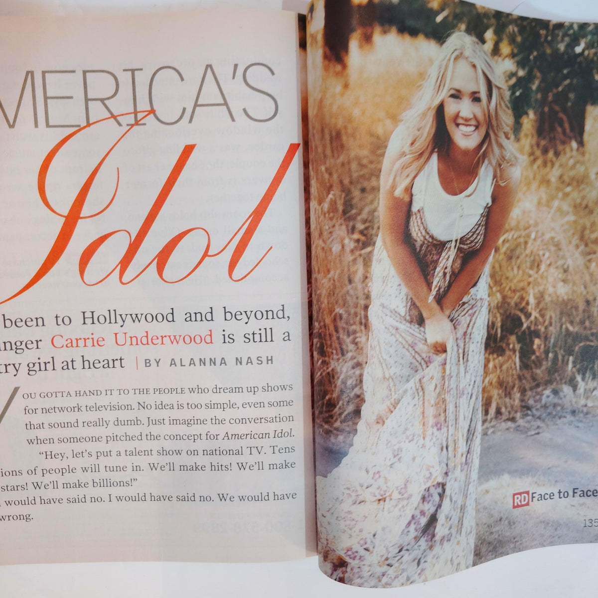 Reader's Digest Large Print June 2006 ID Thieves' New Tricks, Carrie Underwood
