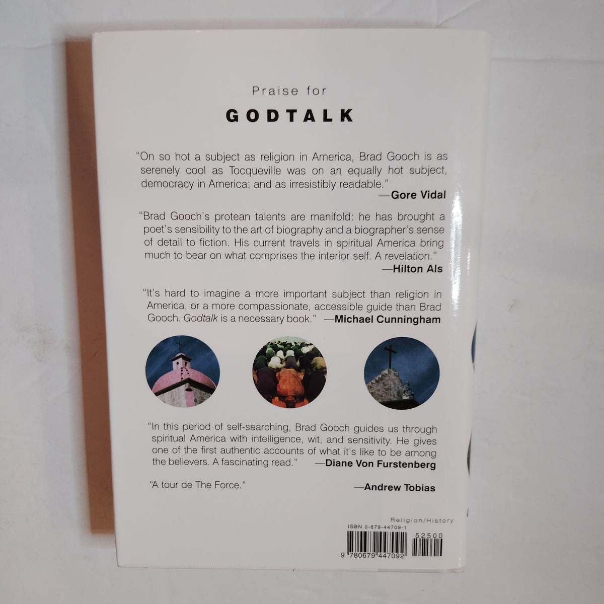 Godtalk: Travels in Spiritual America by Brad Gooch 2002 Knopf 1st Edition