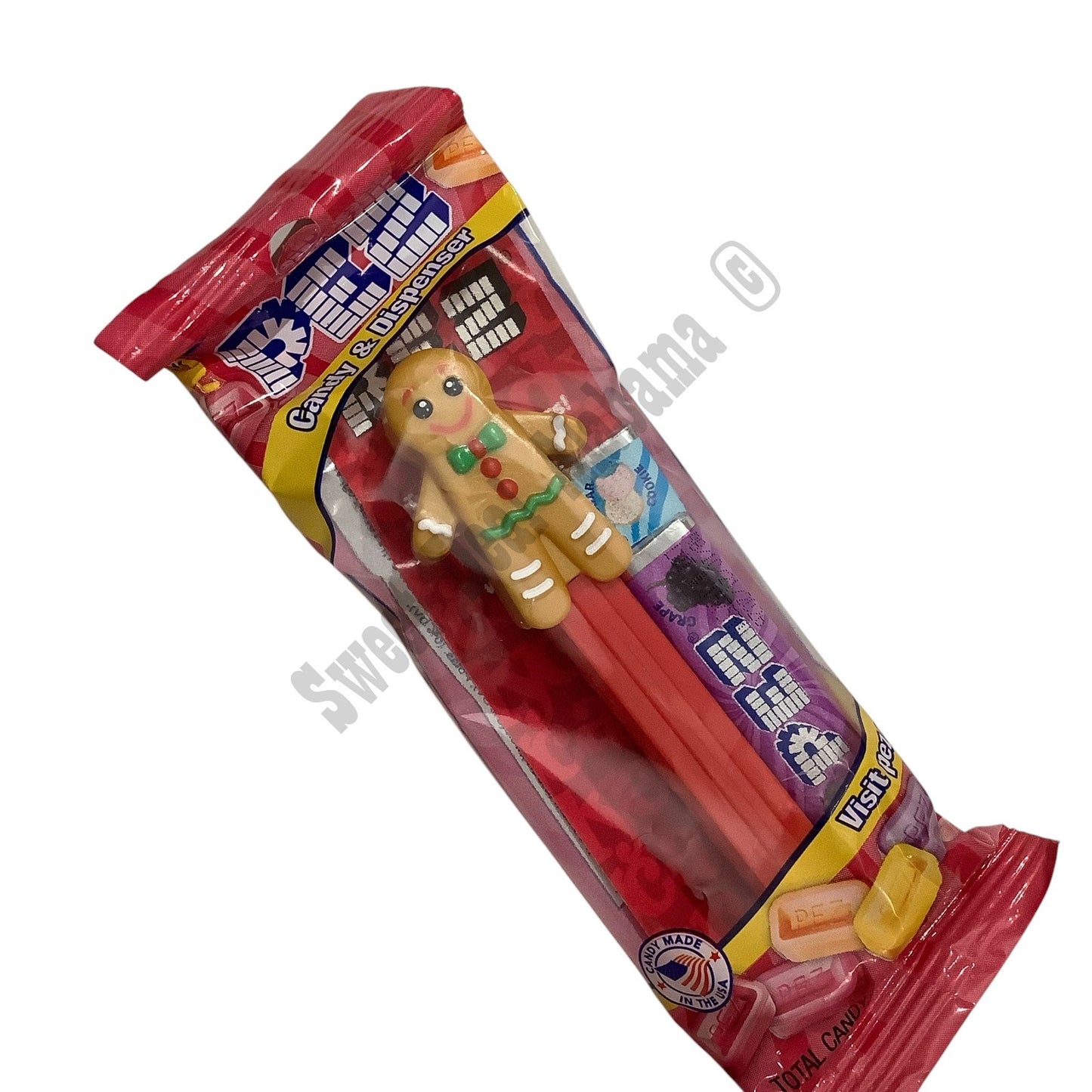Christmas Gingerbread Man - Pez Collectible Dispenser, NIP