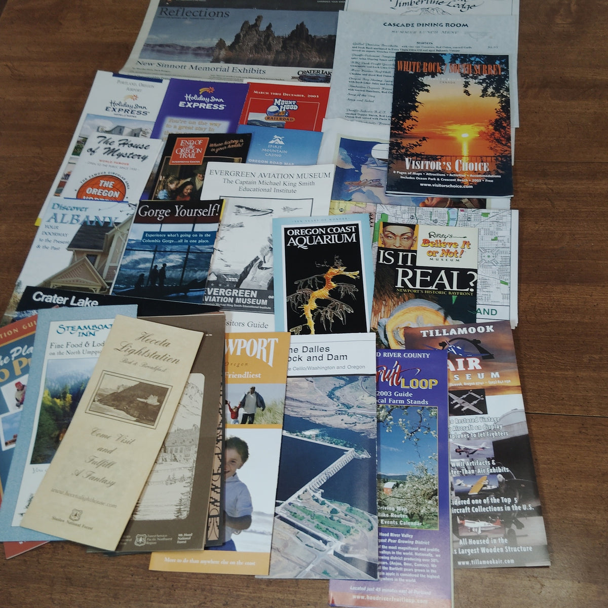 Vintage Oregon Travel Ephemera Lot - Brochures, Guides & Souvenirs