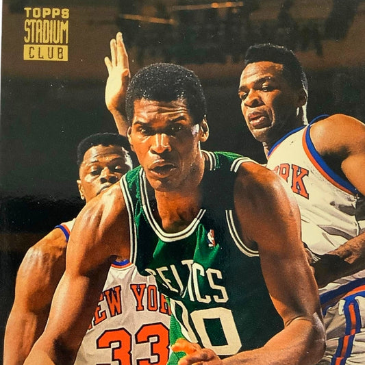 Robert Parish, Boston Celtics, 1993 Topps Stadium Club Card 20, EXC