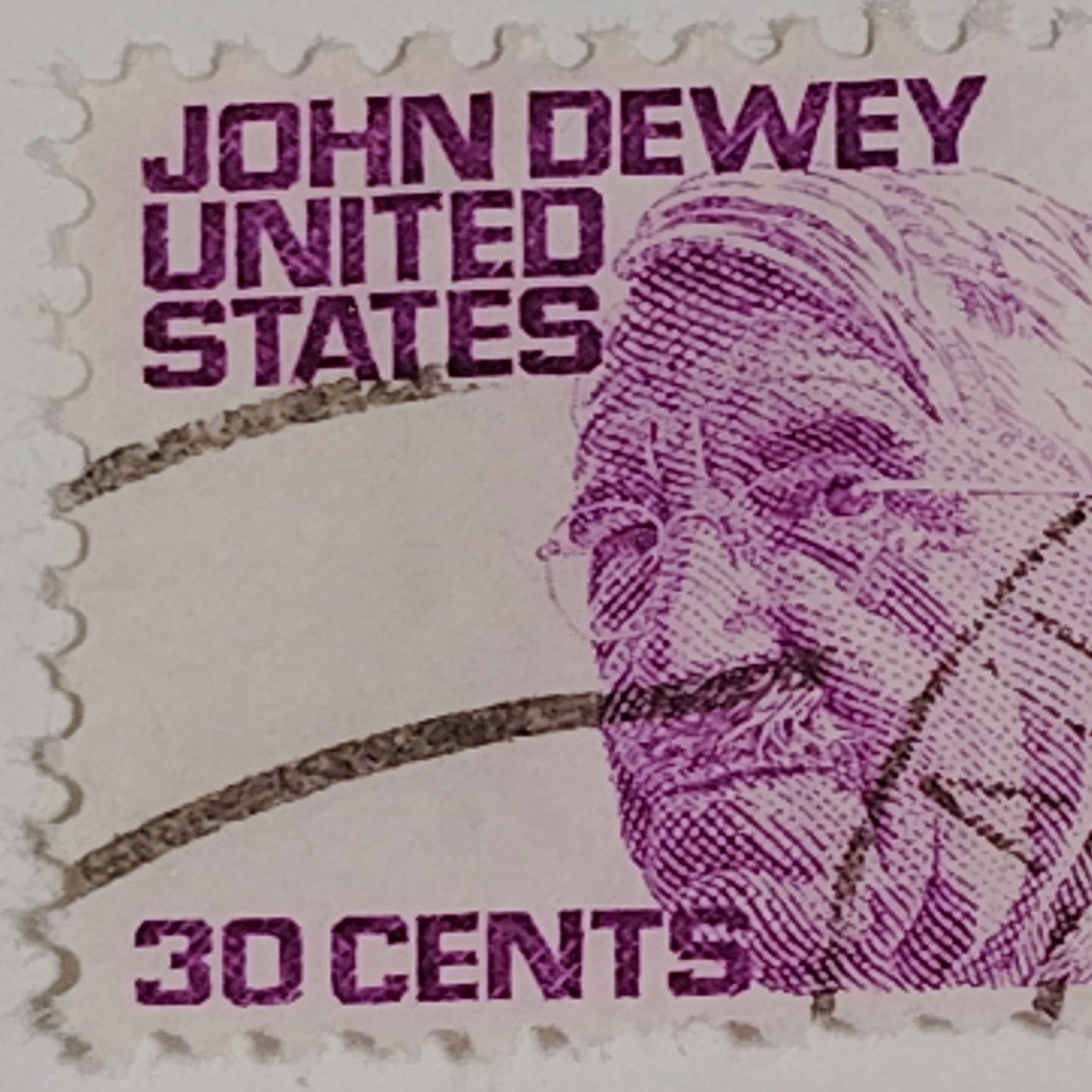 1968 30¢ John Dewey Stamp, Prominent Americans Series, Scott #1291 – Philosopher
