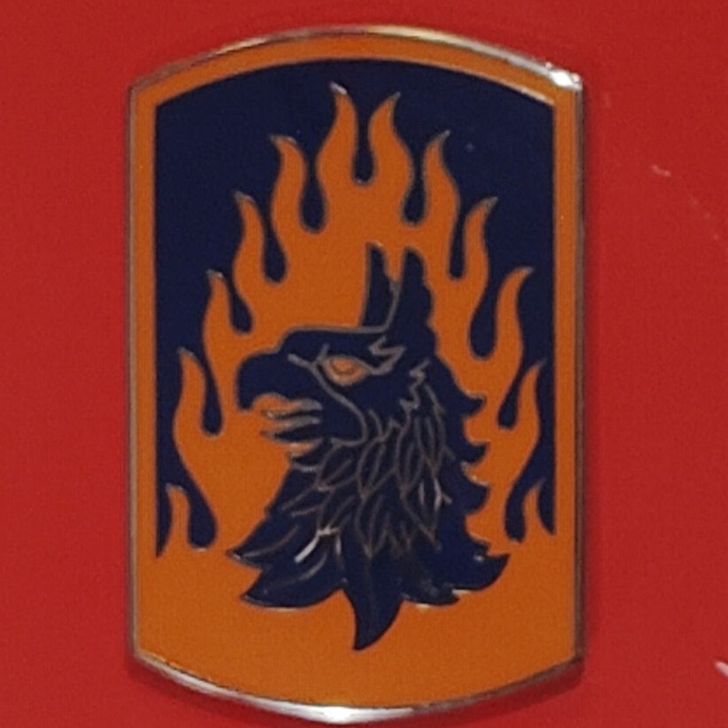 Army Combat Service Identification Badge (CSIB) – 12th Aviation Brigade – 1-1/2" x 2"
