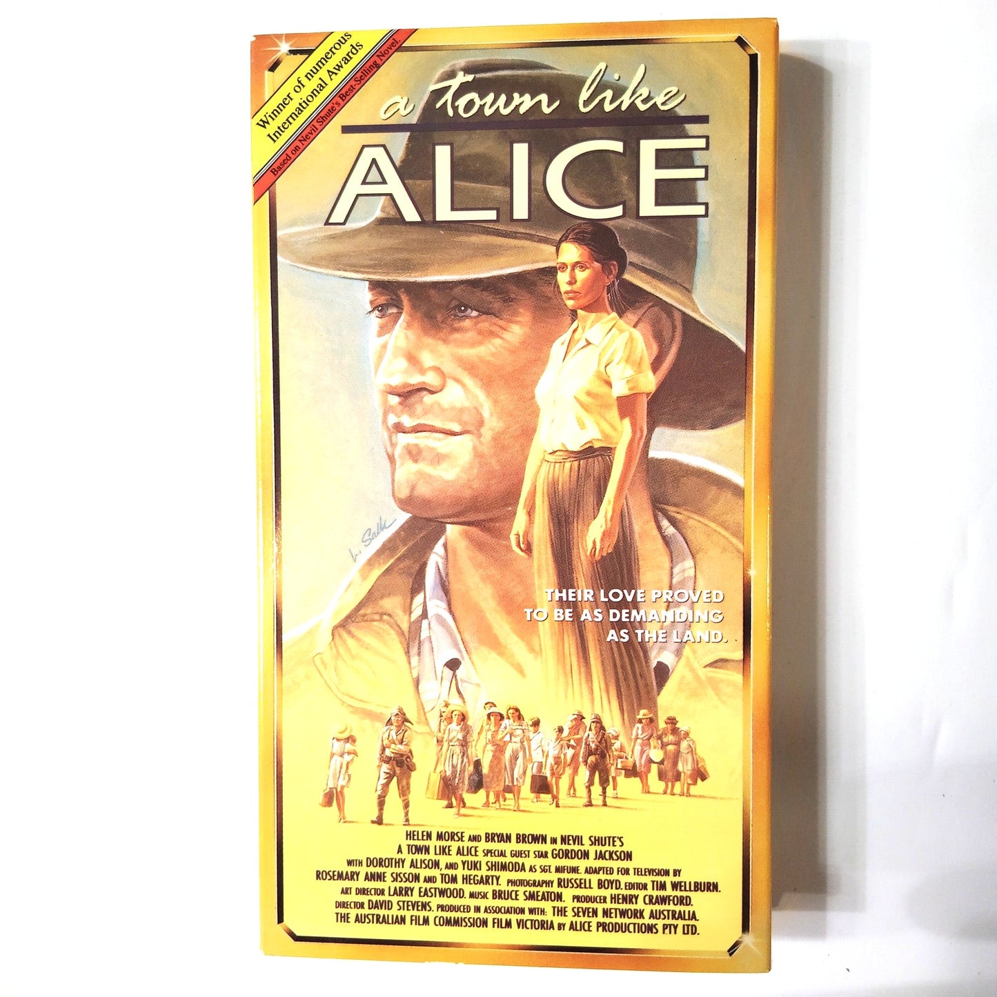 A Town Like Alice VHS 1991 Bryan Brown Helen Morse WWII Drama Classic CBS/Fox
