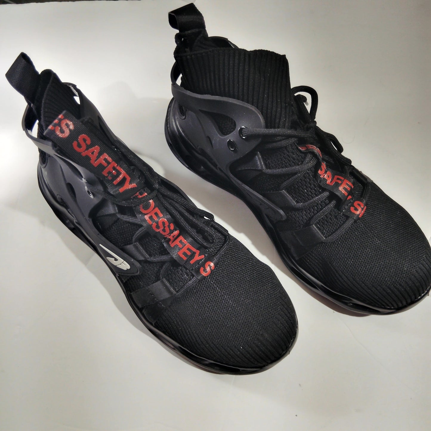 Steel Toe Work Shoes, Unisex, Lightweight Safety Boots, Men 8 / Women 9.5