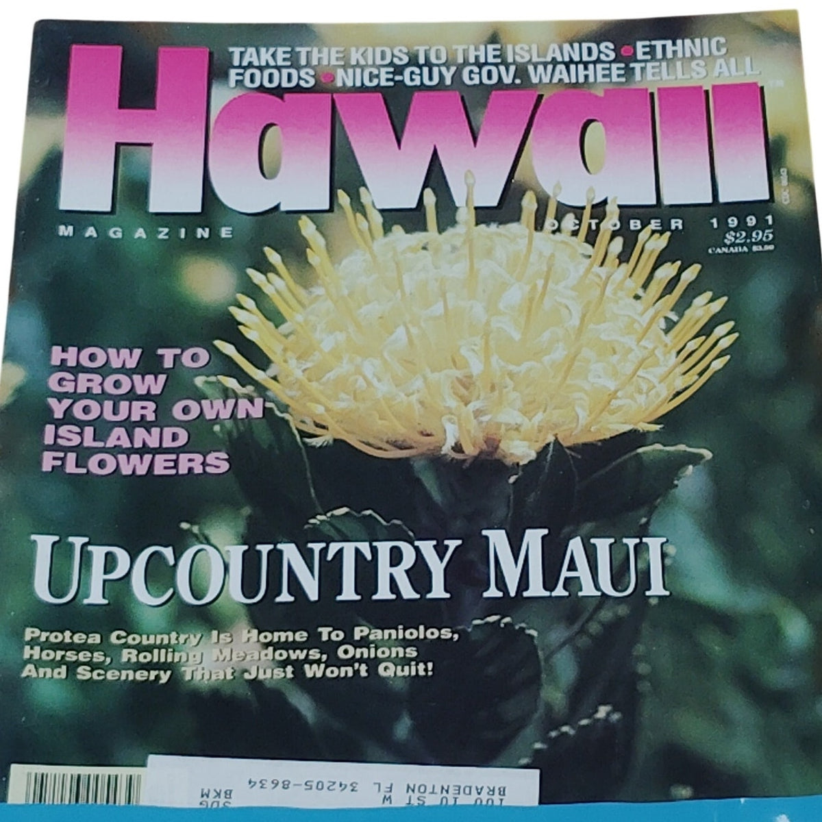 Hawaii Magazine September October 1991 Vintage Travel Atlantis Submarines Protea