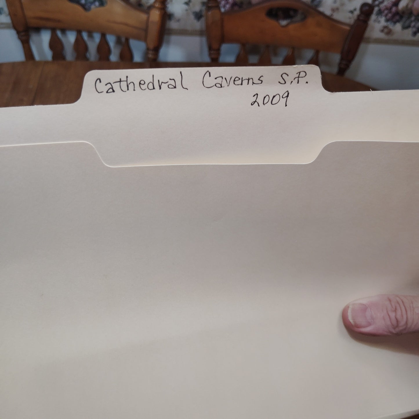 Cathedral Caverns SP Alabama Travel Ephemera Souvenir File Folder Bundle