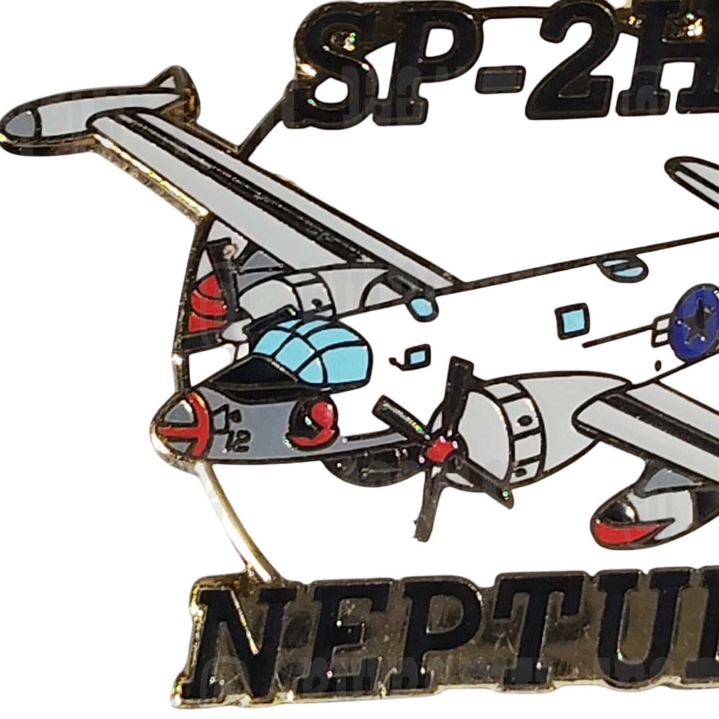 Neptune SP-2H Aircraft, Collector's Hat, Lapel, Brooch Pin 1-3/8"W x 1"H