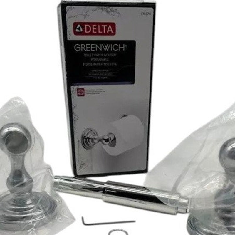 Delta Greenwich Toilet Paper Holder, Item No.138279, NIB
