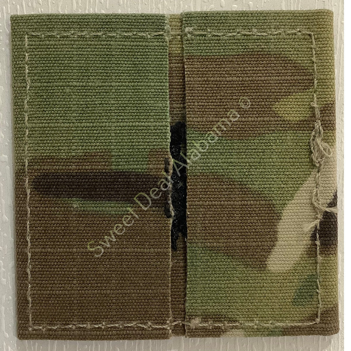 Embroidered Colonel O-6 OCP Sew-On Rank Uniform Insignia, Multi-Camo, 2"H x 2"W