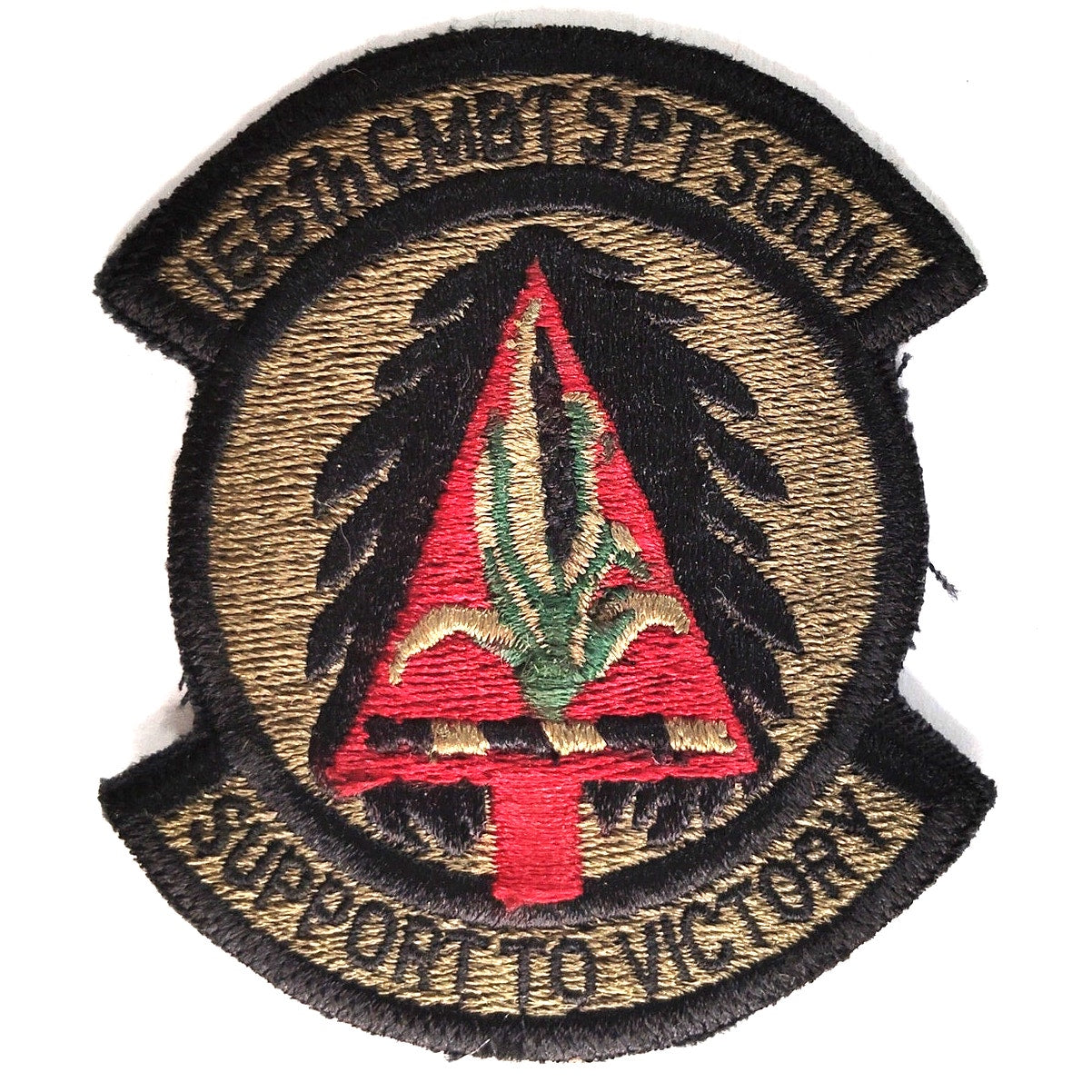 USAF 155th Combat Support Sq Novelty Patch 3‑1/2" × 3" Iron‑On Sew‑On
