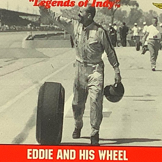 1961 Eddie Sachs and his Wheel at Indy 500, 1992 Legends of Indy, Card 79 NM+