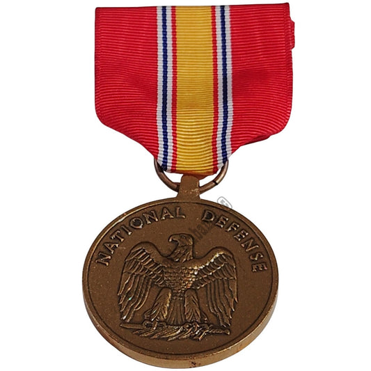 National Defense Service Medal w/ Pinback, 1-1/4"D Medal x 3"H Overall