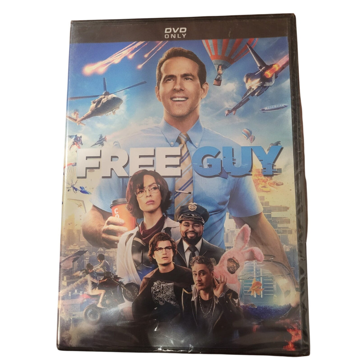 Free Guy DVD 2021 Ryan Reynolds Disney Action Comedy Adventure Shawn Levy Film