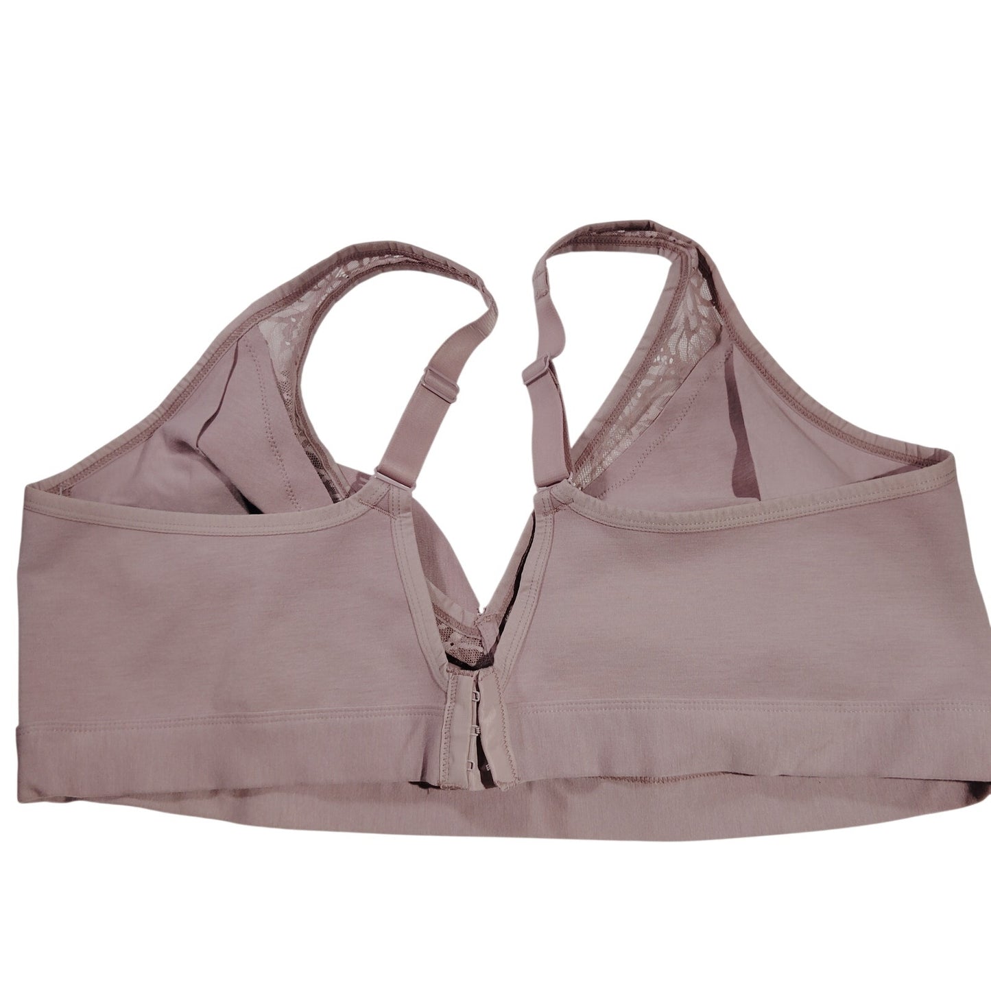 Auden Plus Size Wirefree Bra – Pink – 42DDD / 42F – Unlined – Women’s