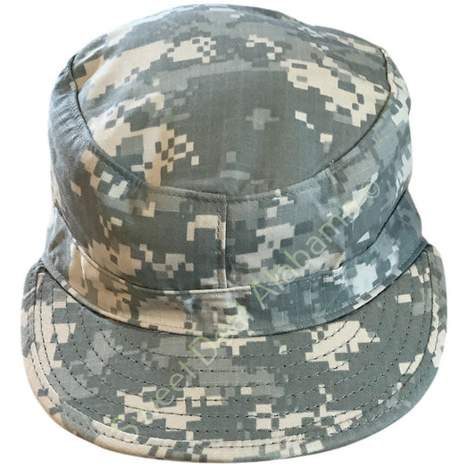Digital ACU Camo Patrol Cap Size 6-3/4, Ripstop, Nylon/Cotton, Bernard Cap Co.