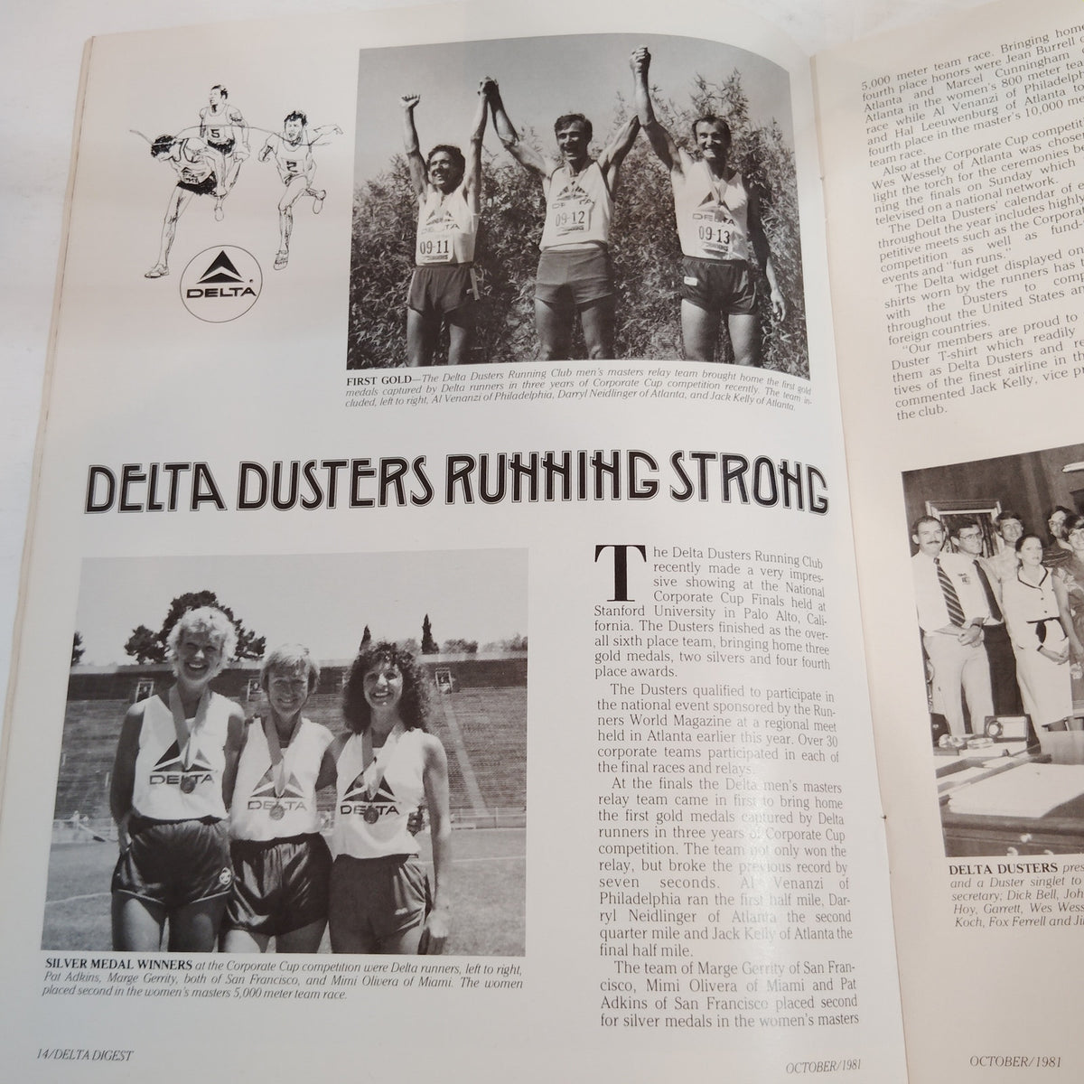 Delta Digest October 1981 - 25th Annual Men's Golf Open - Vintage Magazine