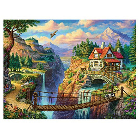 House on the Cliff 550‑Piece Jigsaw Puzzle – The Jigsaw Puzzle Factory