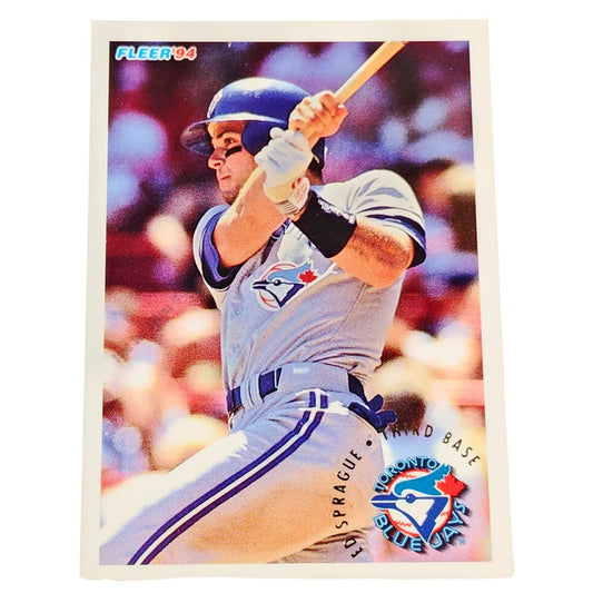 Ed Sprague, Toronto Blue Jays, #342, 1994 Fleer Baseball Collector's Card