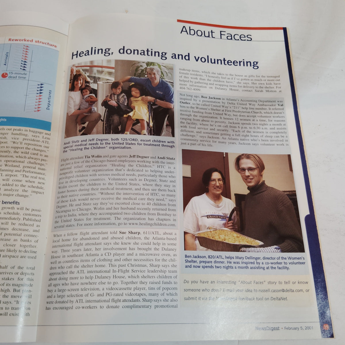 Delta News Digest - February 5, 2001 - Vintage Airline Magazine