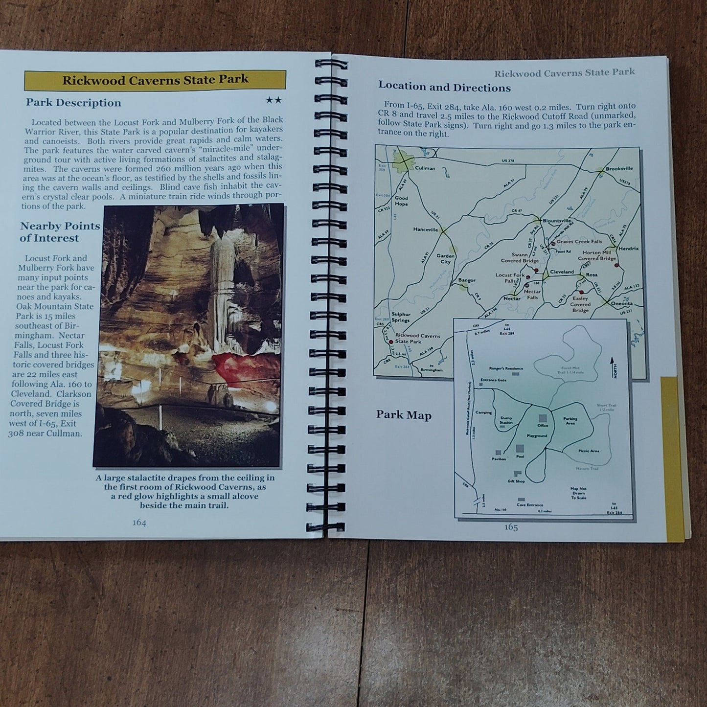 Scenic North Alabama: Travel Guide to Hidden Natural Treasures, Signed by Author