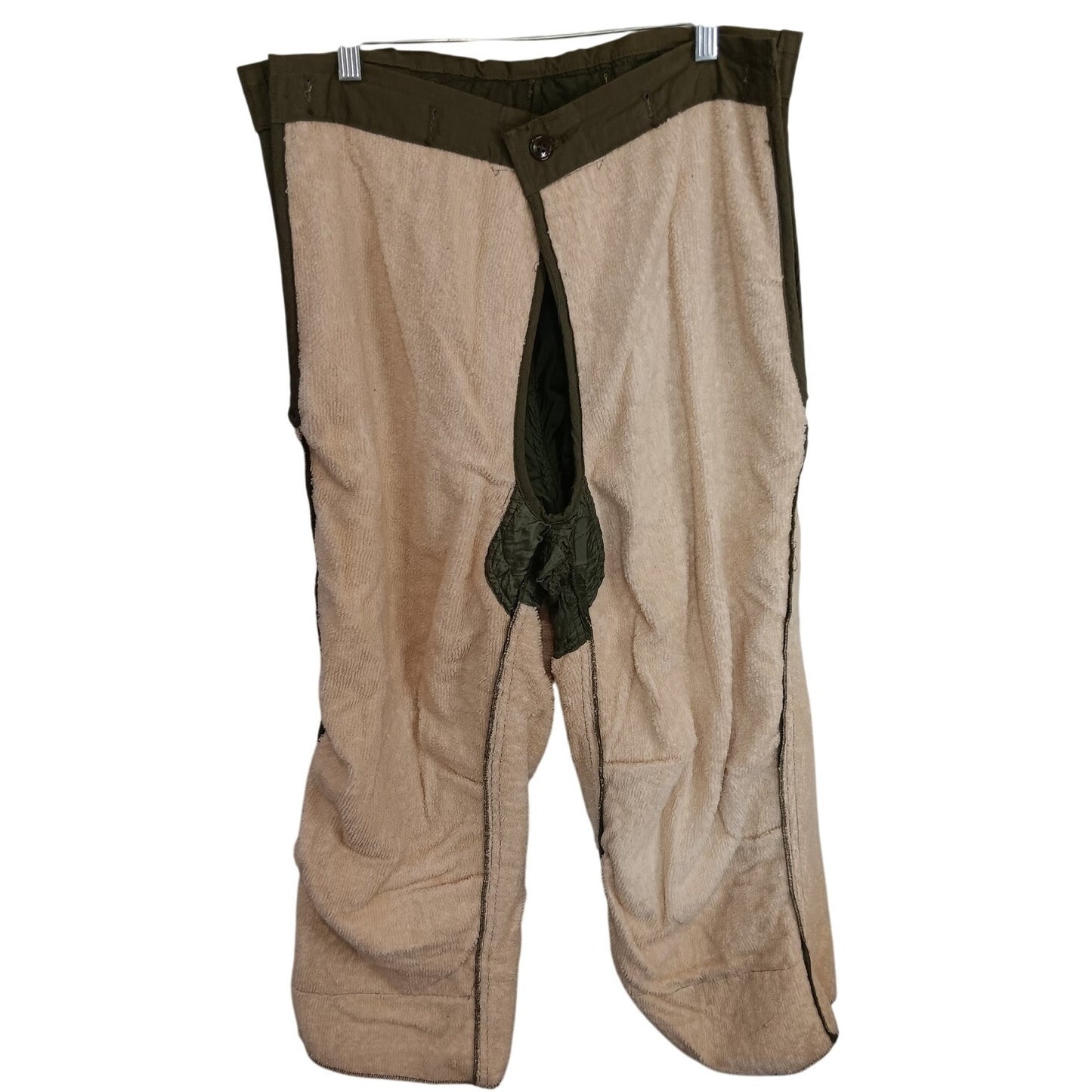 M-1951 Arctic Trouser Liner - Small Long - 1952 Dated - Wool Pile - NOS Vintage