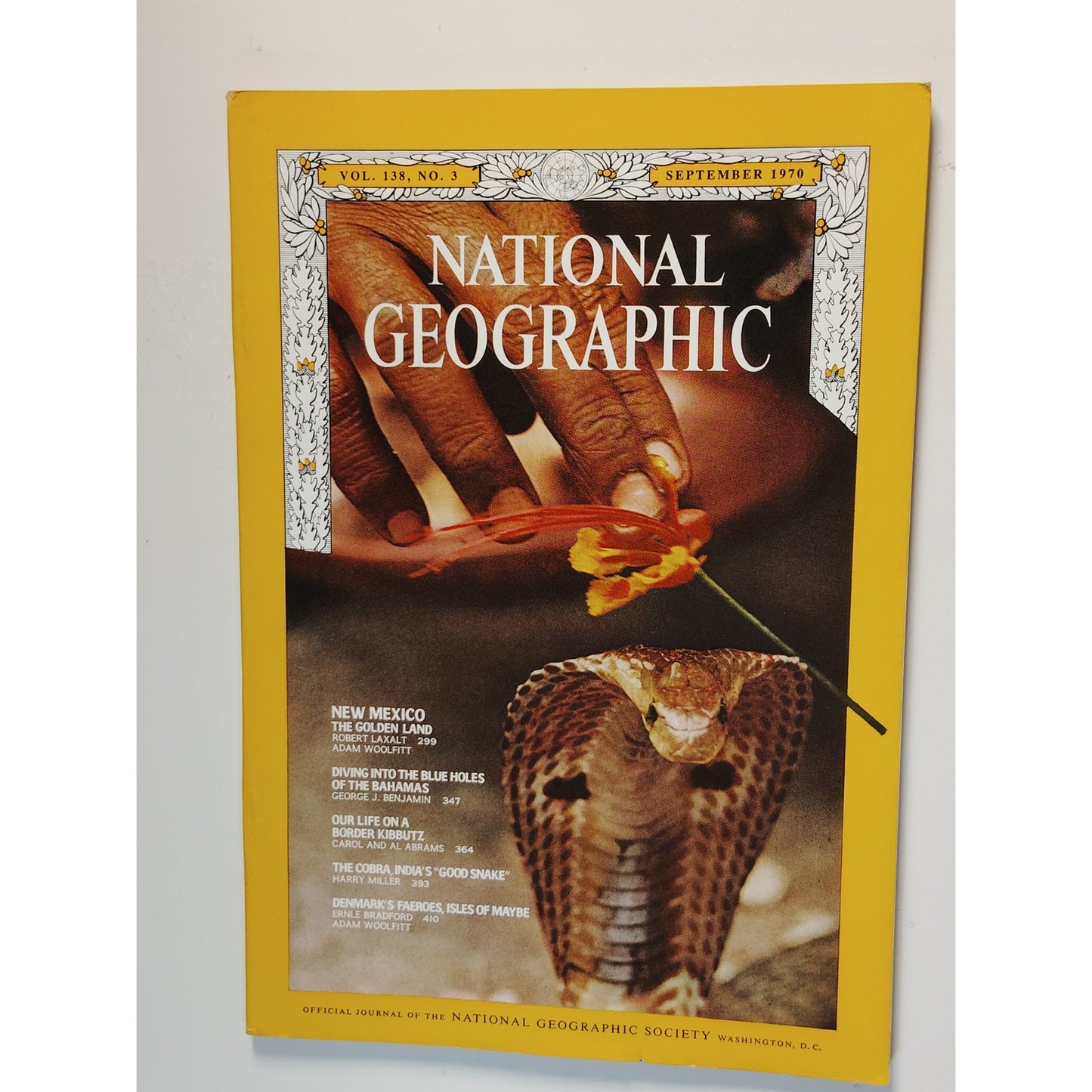 National Geographic Magazine – September 1970, Cobra, Orissa, Indian State