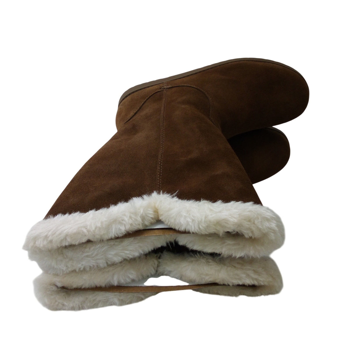 Universal Thread Charleigh Suede Faux Fur Lined Winter Boots Sz 10 Brown