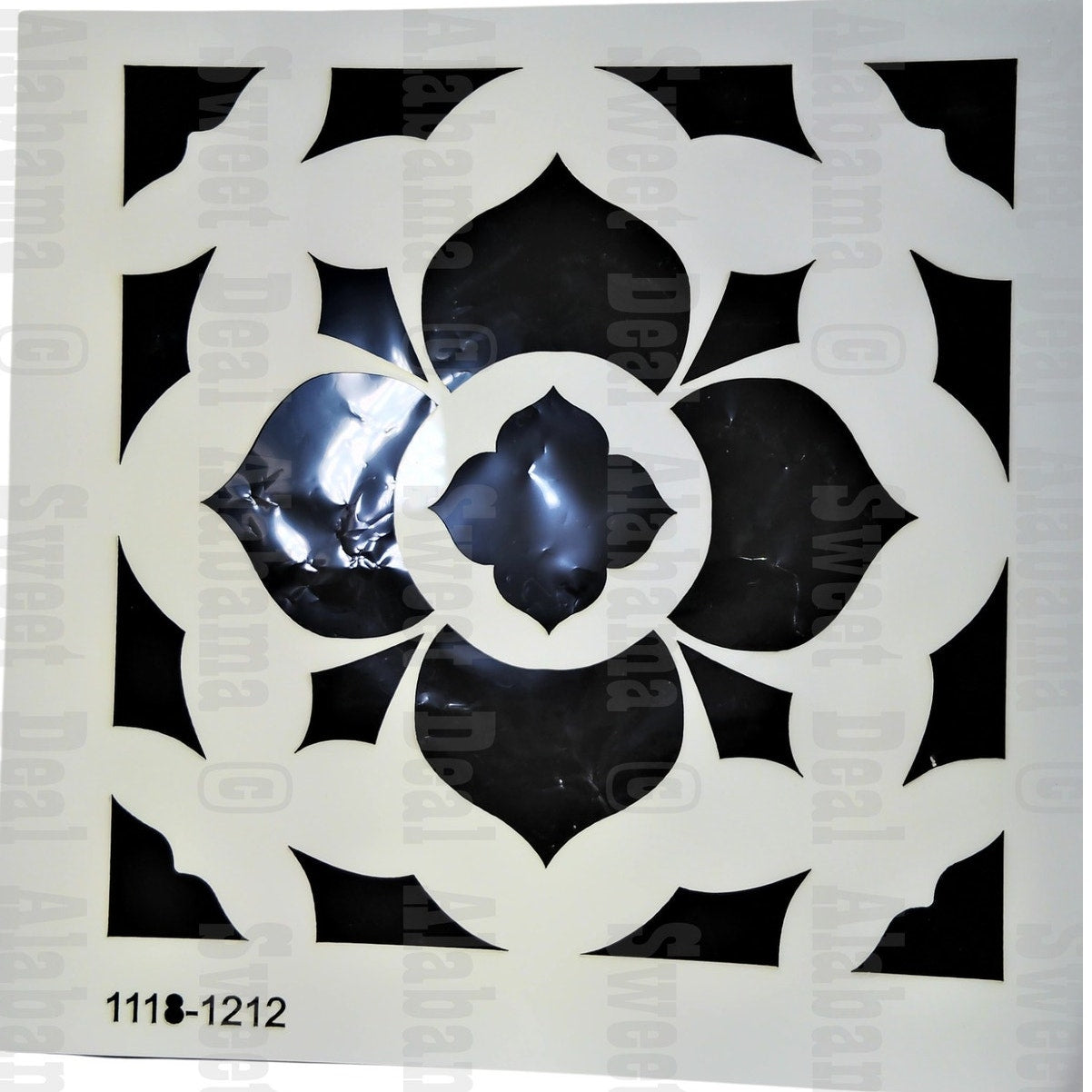 Kayra Decor Damask Wall Stencils 12x12 – 4 Designs (1180, 1196, 1118, 1201)