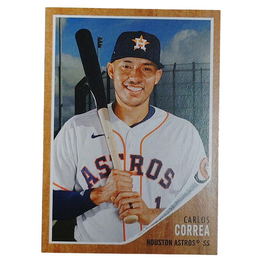 2021 Topps Carlos Correa #61 Astros SS All Star Fan Favorite Houston Star VG/EX