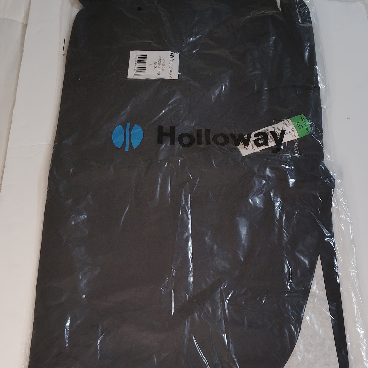 Holloway Adult Ignition Pullover Jacket, Black, Large - Golf, Coaching, Outdoors