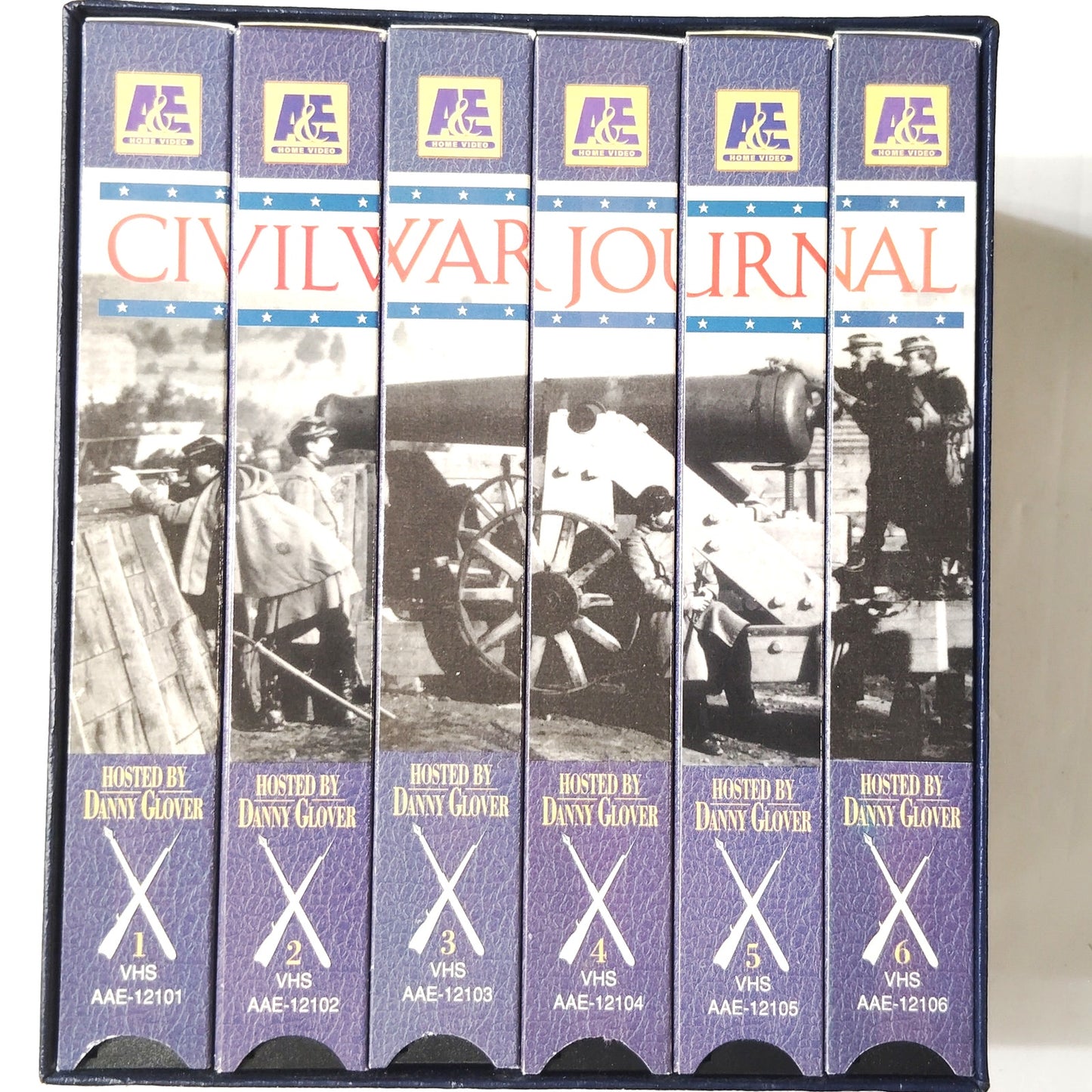 Civil War Journal VHS 6‑Tape Box Set 1993 A&E Danny Glover