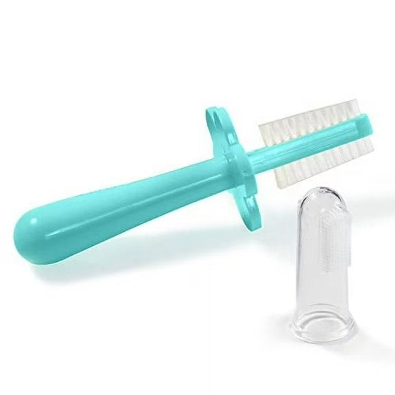 Baby Finger Toothbrush – BPA-Free & Phthalate-Free, Teal, 1 Pk, Infant & Toddler