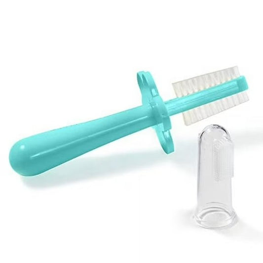 Baby Finger Toothbrush – BPA-Free & Phthalate-Free, Teal, 1 Pk, Infant & Toddler