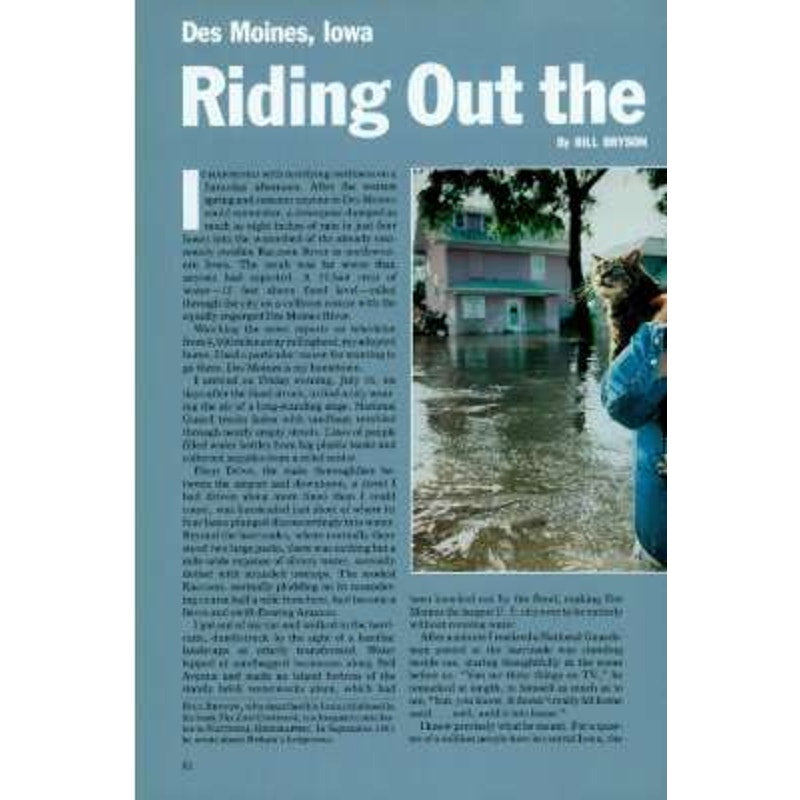 National Geographic Magazine JAN 1994, Great Flood '93 Macaws Kyushu Des Moines