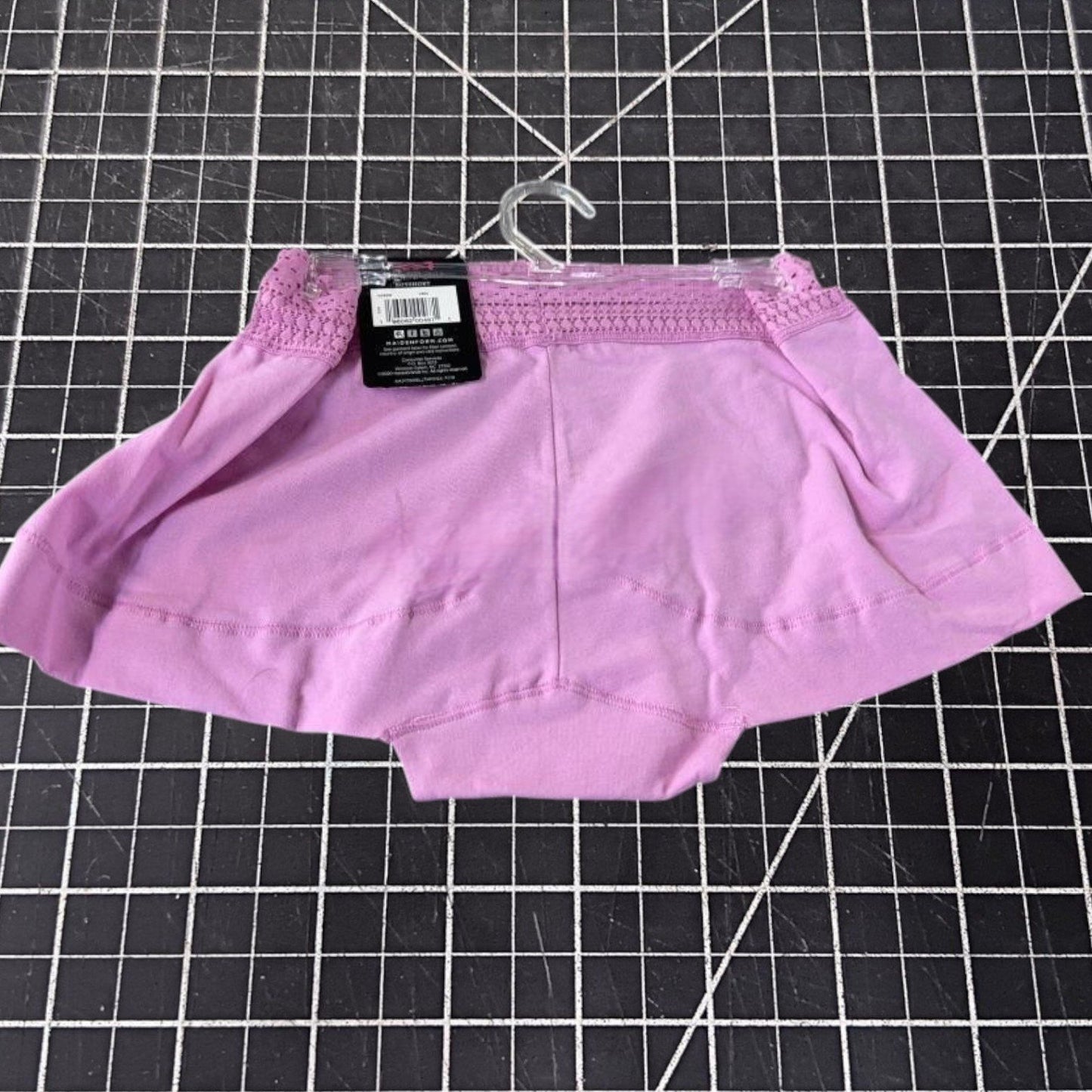 Maidenform Dream Cotton Boyshort with Lace – Lilac Petal – Size 8 – Women’s