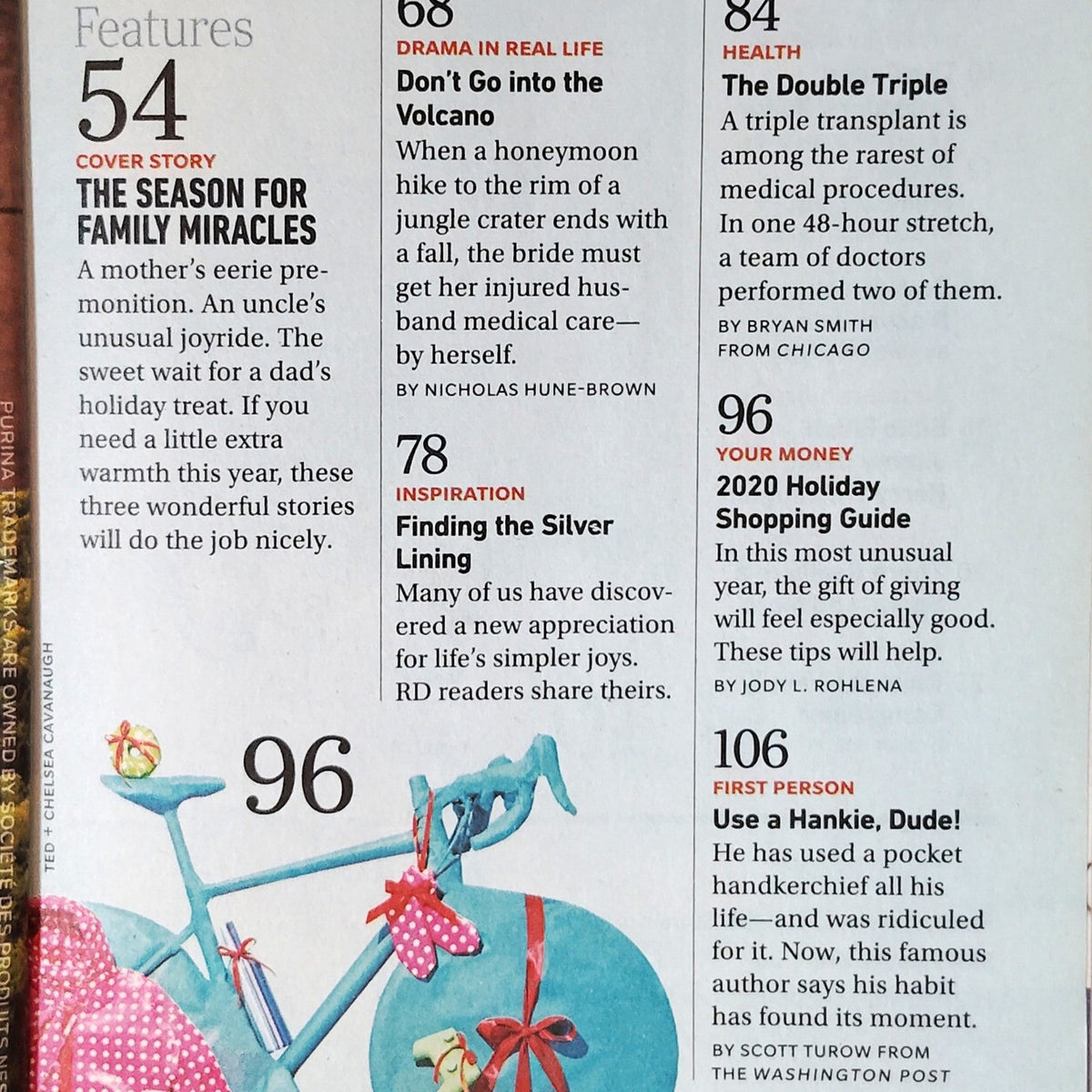 Reader's Digest December 2020 January 2021 Family Miracles Back Issue Magazine