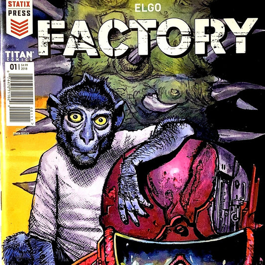 Elgo Factory #1, Aug 2018, Titan Statix Press Comics,  NM 9.4
