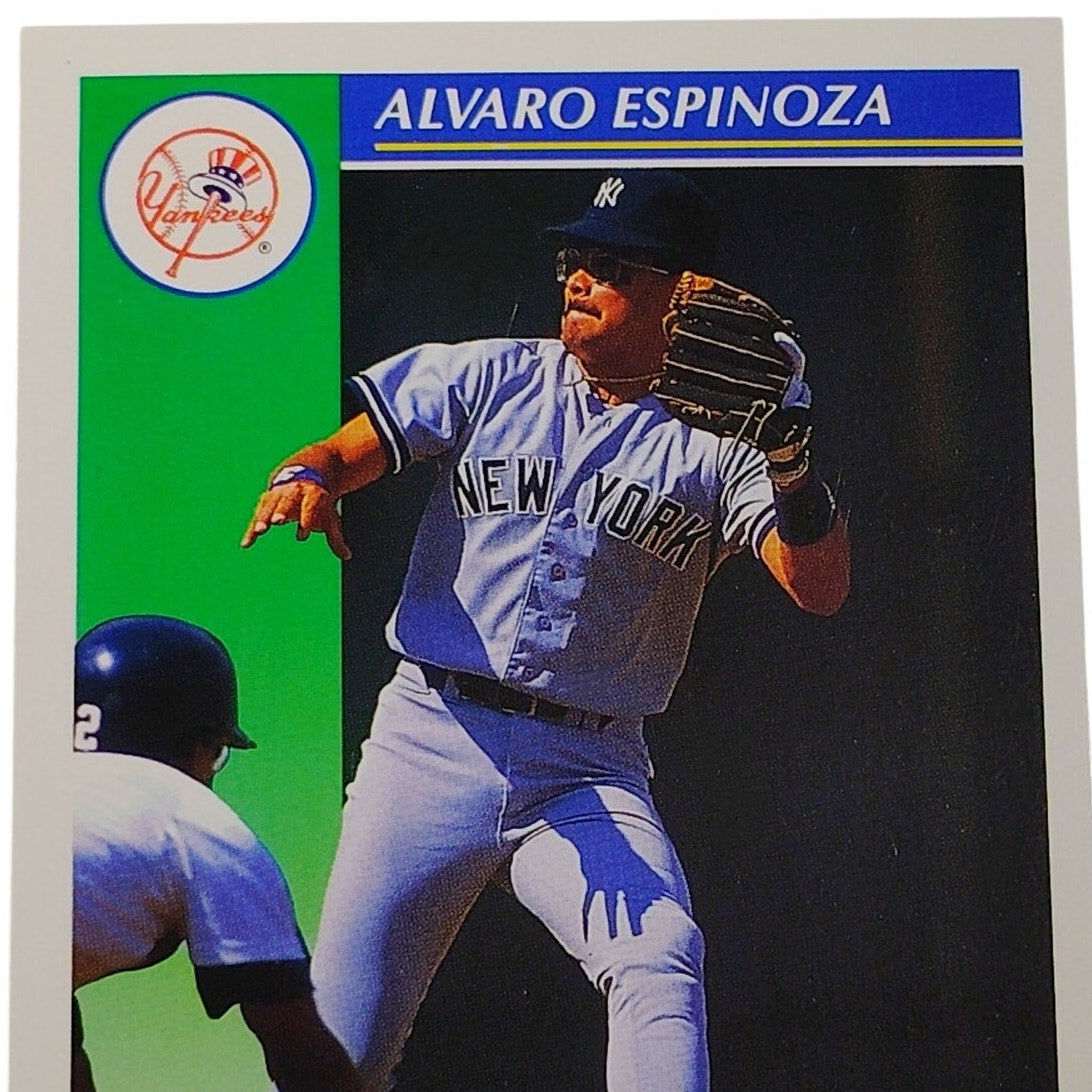 1992 Score Alvaro Espinoza #41 New York Yankees Shortstop MLB Baseball NM