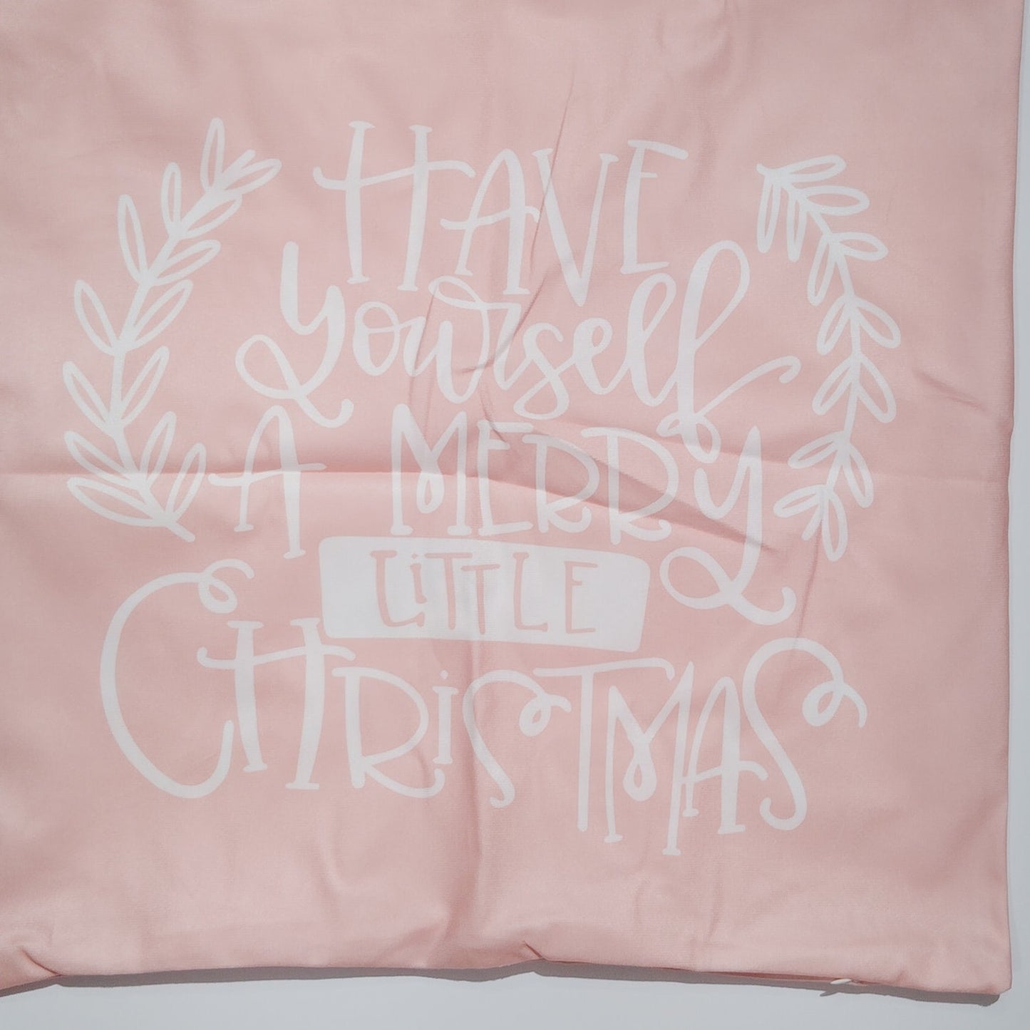 Have Yourself a Merry Little Christmas Accent Pillow Cover, 18x18, Double Sided