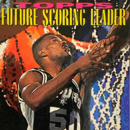 David Robinson, Spurs, 1994 Topps "Future Scoring Leader" NBA Card 387, EXC